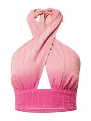 River Island Top orange / pink / rosa