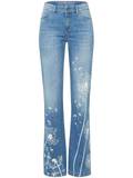 Straight Leg Jeans mit Löchern image