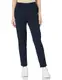 TOM TAILOR Damen Relaxed Fit Hose mit elastischem Bund 1021175, 10668 - Sky Captain Blue, M