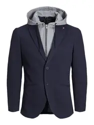 JACK & JONES Sakko navy / graumeliert / schwarz