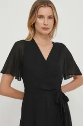 Obleka Lauren Ralph Lauren rna barva