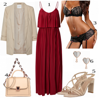 Outfit sa Crvena Haljina Veći Broj About You "Tvoj otmjeni outfit"