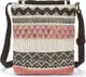 LASCANA LASCANA Umhängetasche schwarz / beige / hellrot