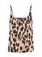 Top SCALLOP EDGE LEOPARD PRINT CAMI