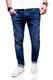 MT Styles Herren Jeans Slim Fit Hose JN-3479 [Blau, W30/L32]
