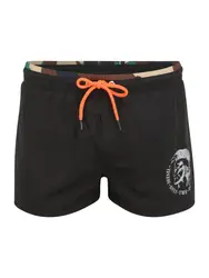 DIESEL Badeshorts schwarz / weiß / khaki / braun