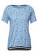 CECIL Damen T-Shirt mit Melange Optik in Blau