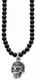 Thomas Sabo Silberkette Totenkopf, KE1279-159-11-L60 schwarz / silber