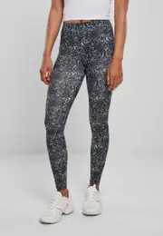 Women's Leggings AOP Black/White