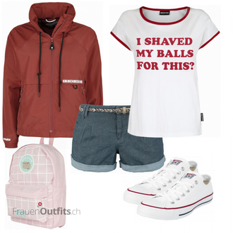 Outfit mit Rot Khujo "Outfit für den Fun"