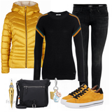 Winteroutfits mit weißen Hosen image