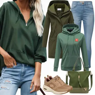 Outfit sa SvjetloPlava/Plava Kožna Jakna/Čizma do Gležnja/Girlfriend Traperice/High Waist Traperice/Traperice s Prorezom/Muška majica/Mom Jean/Push-up Traperice/Traperice Standardnog Kroja/Traperice Slim Kroja/Kožne Cipele/Sužene Traperice/Muška Kožna Jakna orsay "Izvrsni Casual Izgled"