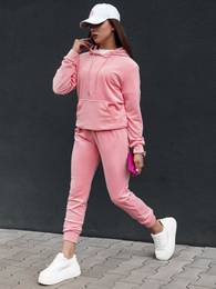 Komplet damski welurowy RELAX FIT rowy