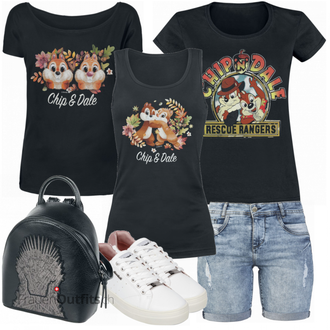 Outfit mit Blau Rucksack Game of Thrones "Einzigartiger Look"