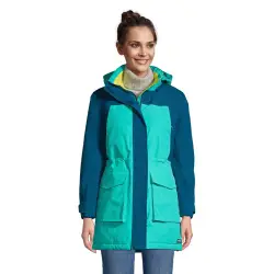 Wasserdichter Parka Isoliert SQUALL, Damen, Gre: XS Normal, Blau, Polyester, by Lands'''' End