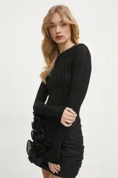 Pulover enski, rna barva, MK42S51E2