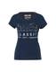 Superdry T-Shirt Classics Sequin navy / silber / weiß