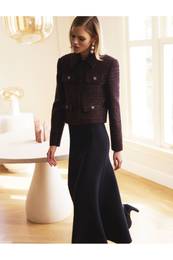 X Melis Aazat - Standard Waist Fish Fit Long Knit Skirt