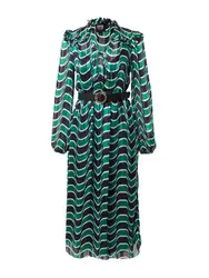 River Island Kleid indigo / jade / weiß