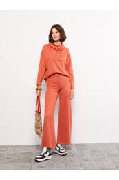 Women's Elastic Waist Plain Sweatpants