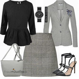 Outfit mit Uhr Armani Exchange "Elena"
