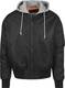 Urban Classics Jacke orange / schwarz / graumeliert