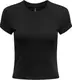Only T-shirt Onlelina S/s O-neck Short Top Jrs N 15320229 Black Dames Maat - XS