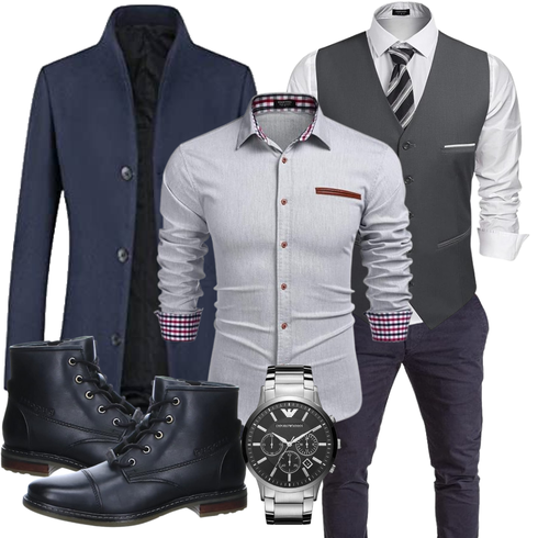 Blau Overall COOFANDY kombinieren
