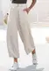 LASCANA Bundfaltenhose, mit Leinen
