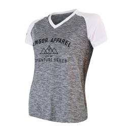 Women's cycling jersey Cyklo Charger Grey/White