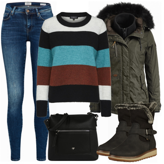 Outfit met Khujo "naketanogrey"