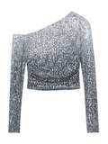 Damenbekleidung Silber Pull&Bear image