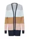 VILA Cardigan Ril blau / braun / grau