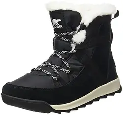 Sorel Whitney 2 Flurry Waterproof wasserdichte Winterstiefel für Damen, Schwarz (Black), 38 EU