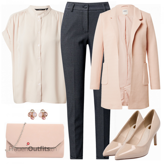Outfit mit Beige Schmuck Ted Baker "Elegantes Business Outfit"