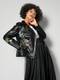 Lederjacke schwarz Angel of Style