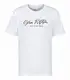 Weiße Kurzarm-Basic-Shirts