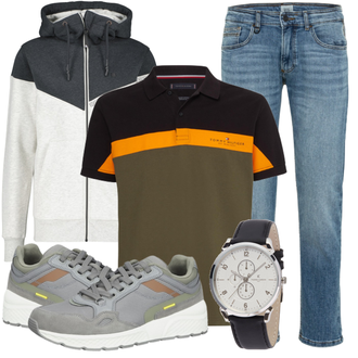 Outfit mit Grau Sneaker Camel Active "Outfits für jeden Tag"
