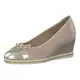 TAMARIS Keilpumps gold / altrosa