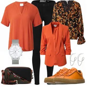 Outfit mit Grün Sneaker Camper "Casual Business Outfit"