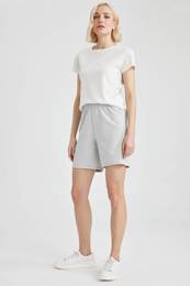Regular Fit Cotton Bermuda