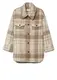 MANGO Jacke nude / braun