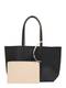 LACOSTE Shopper 'Anna' creme / schwarz