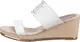 TOMMY HILFIGER Pantolette wei / gold
