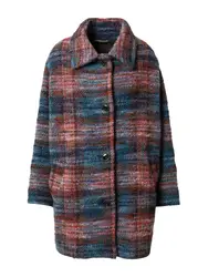 sessun Mantel ''''NORDICA'''' petrol / rot / schwarz