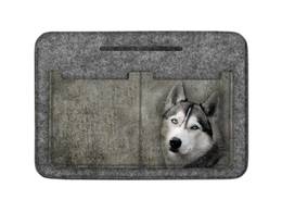 Unisex's Felt Bag Organiser Husky
