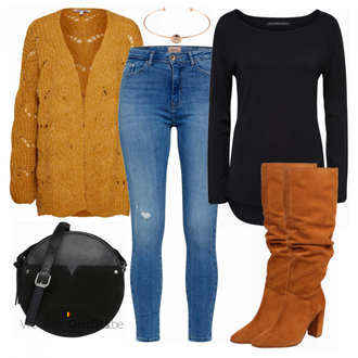 Outfit met roze Sieraad Ted Baker "Only Pullover"