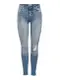 ONLY Skinny-fit-Jeans Skinny Jeans Destroyed Stretch Denim Ankle Hose ONLBLUSH 4527 in Blau