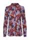Rich & Royal Bluse Printed Blouse creme / rostbraun / lila