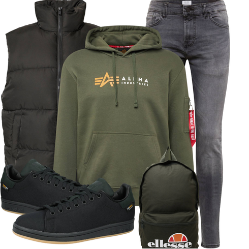 Grau/DunkelGrau/HellGrau Biker Jeans/Lederjacke/Leder Schuhe/Slim Fit Jeans/ThermoJeans/Herren Lederjacke/Winterjacke/Jeans mit Schlitz/Low Rise Jean Only & Sons kombinieren